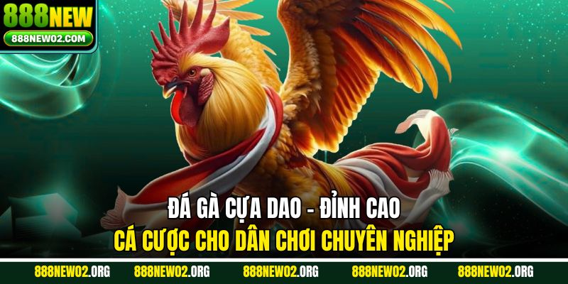 Đá Gà Cựa Dao - Đỉnh Cao Cá Cược Cho Dân Chơi Chuyên Số 1